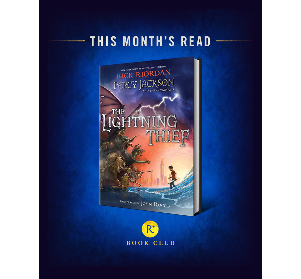 September Book Club: The Lightning Thief Illustrated Edition | Read Riordan